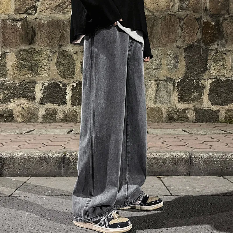 High Street Straight Loose Wide Leg Baggy Jeans - Image 20