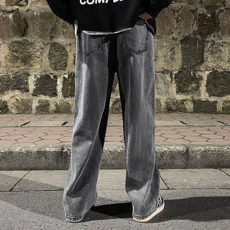 High Street Straight Loose Wide Leg Baggy Jeans - Image 21