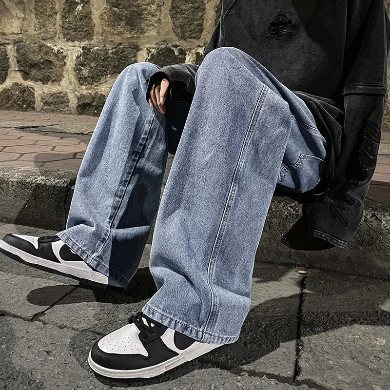 High Street Straight Loose Wide Leg Baggy Jeans - Image 24