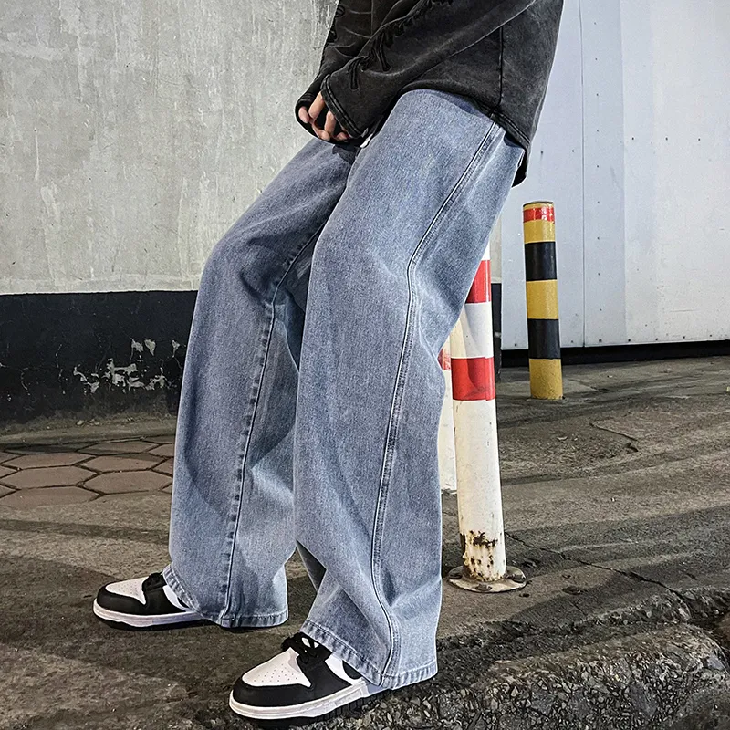 High Street Straight Loose Wide Leg Baggy Jeans - Image 26
