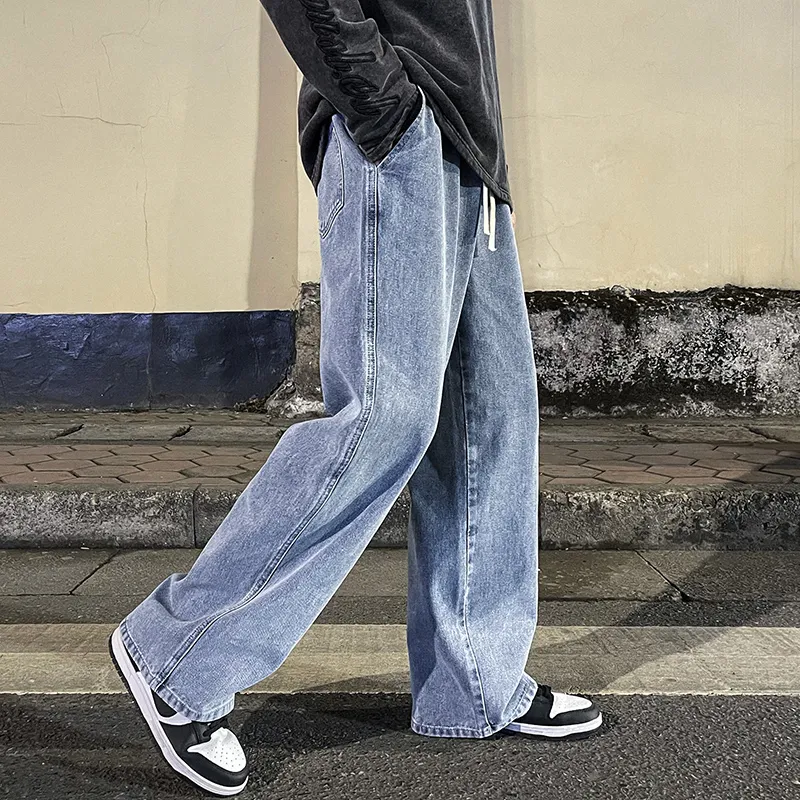 High Street Straight Loose Wide Leg Baggy Jeans - Image 27