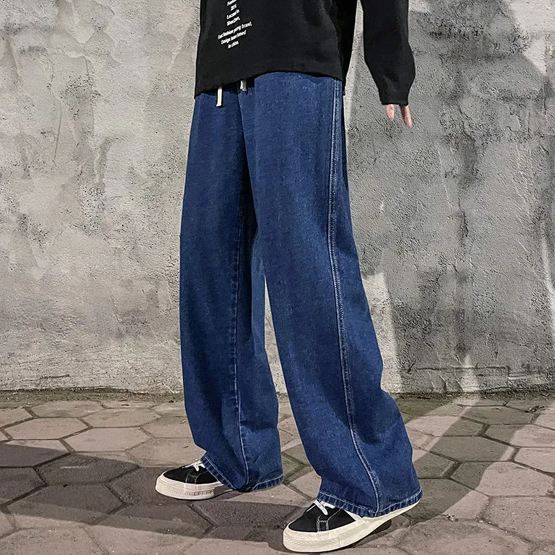 High Street Straight Loose Wide Leg Baggy Jeans - Image 31