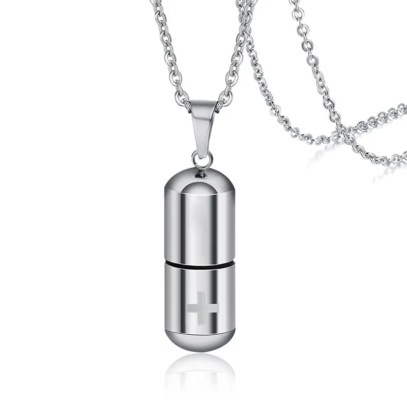 Hollow Pill Urn Necklace - Image 6