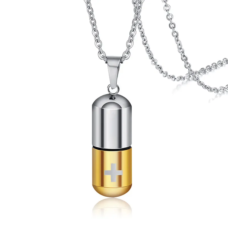 Hollow Pill Urn Necklace - Image 8