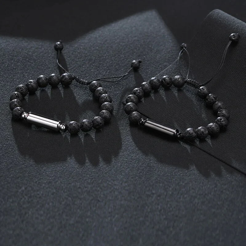 Bead Hollow Tube Cremation Urn Bracelet - Image 13