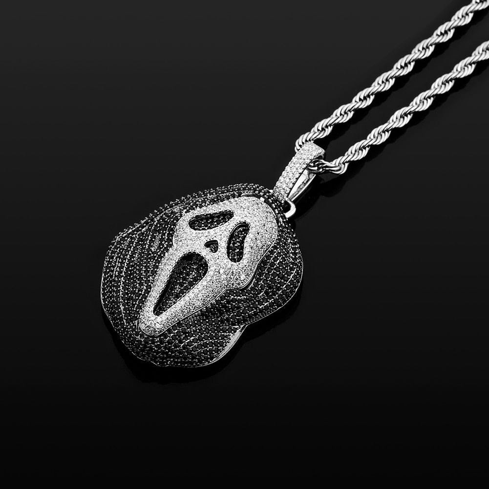 Iced Black Skull Pendant chain - Image 11
