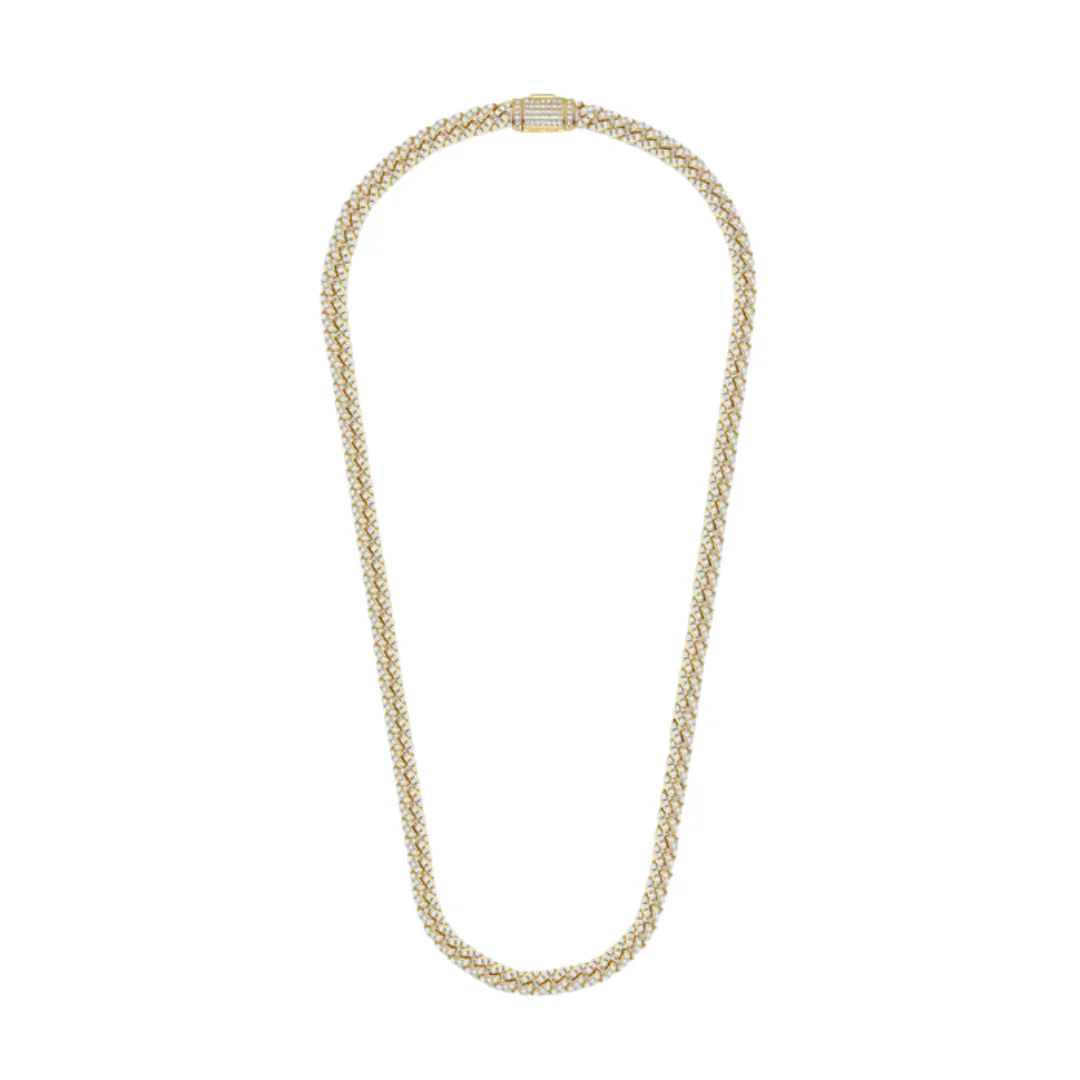 Iced Cuban Chain (Gold) - 8mm - Image 4