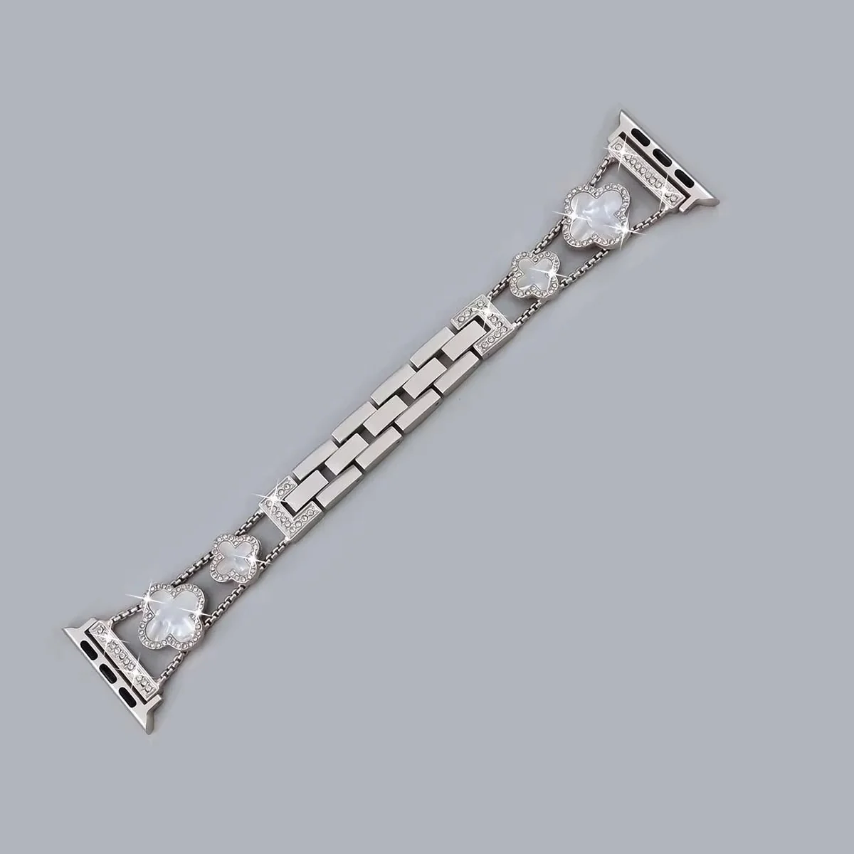 Iced Out Clover Apple Watch Band - Image 10