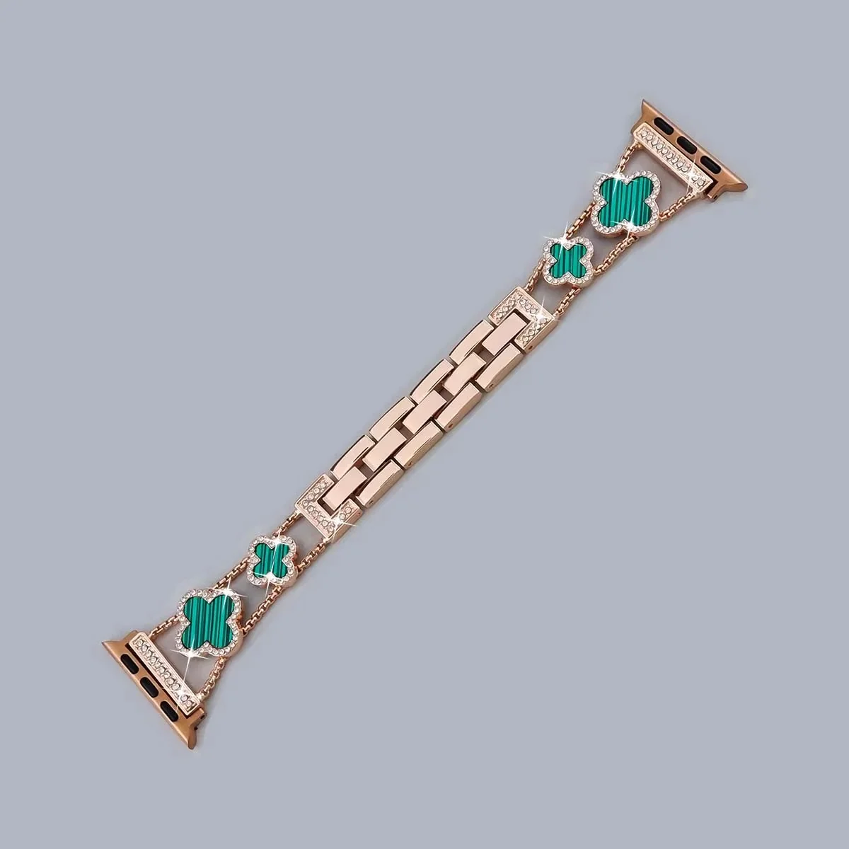 Iced Out Clover Apple Watch Band - Image 13