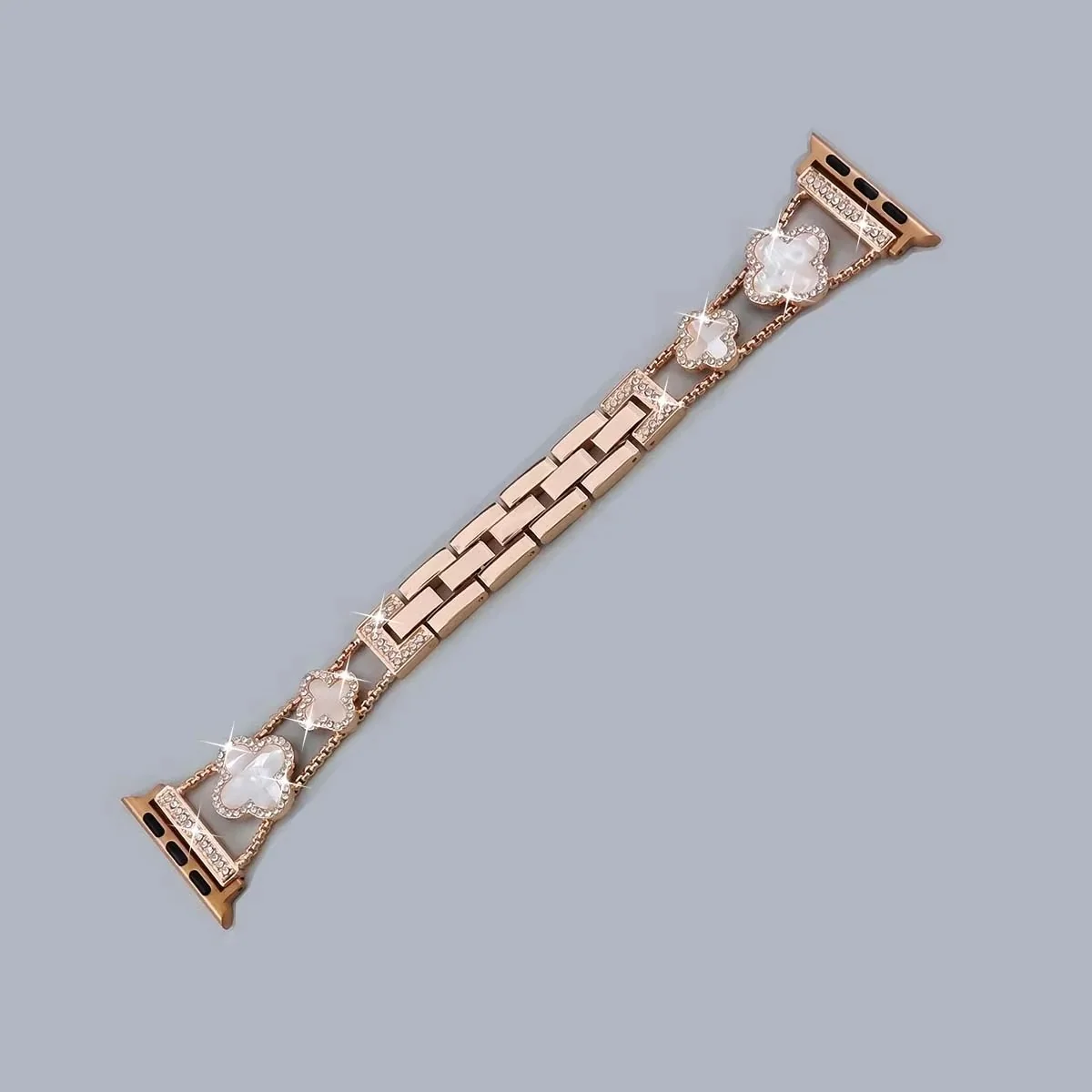 Iced Out Clover Apple Watch Band - Image 14