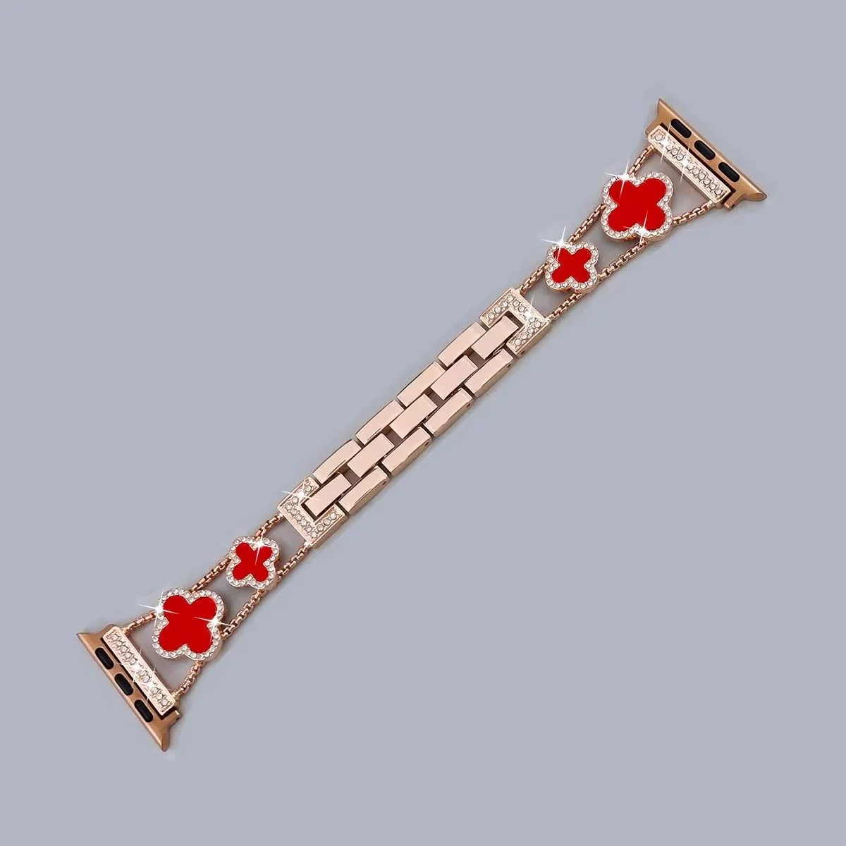 Iced Out Clover Apple Watch Band - Image 15