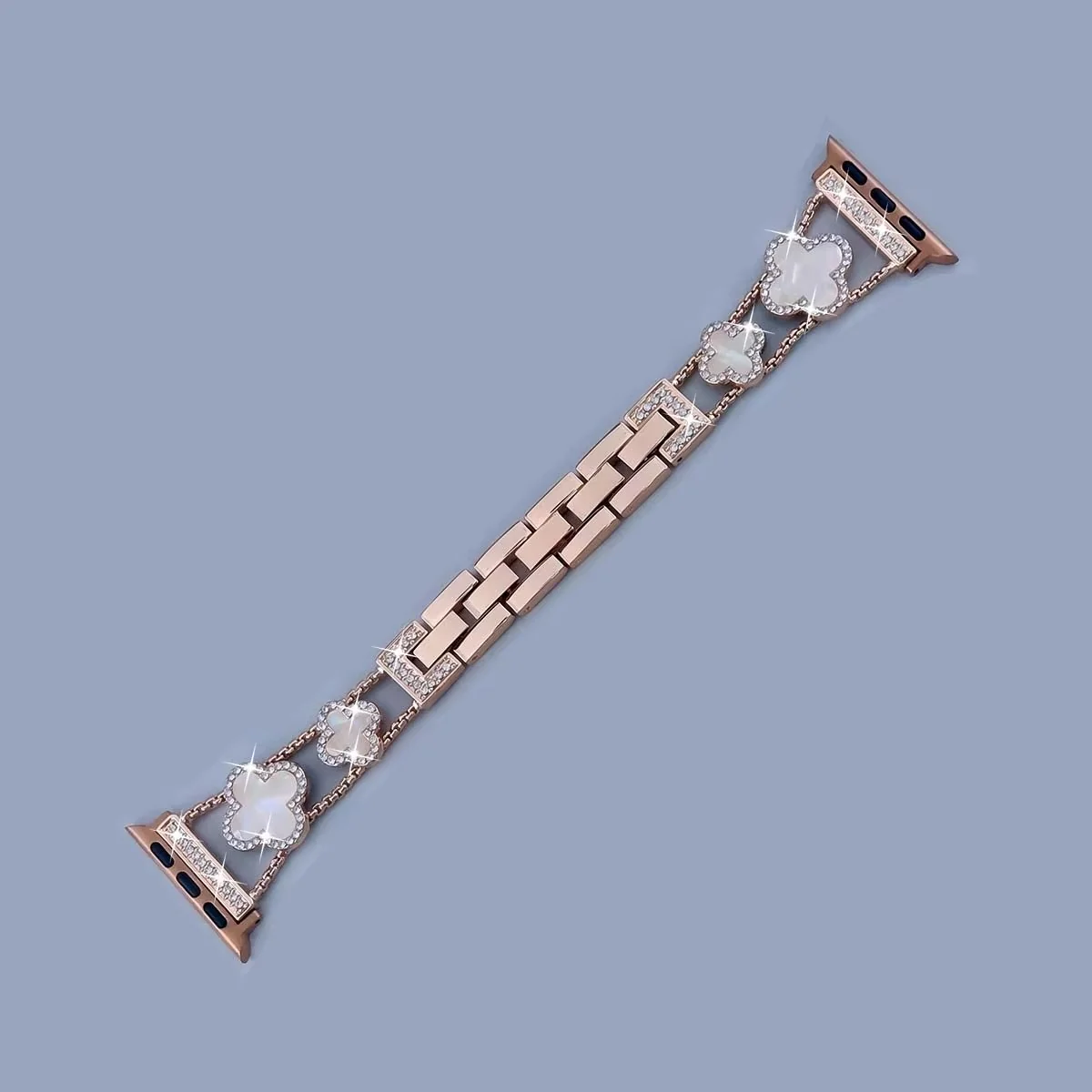 Iced Out Clover Apple Watch Band - Image 16