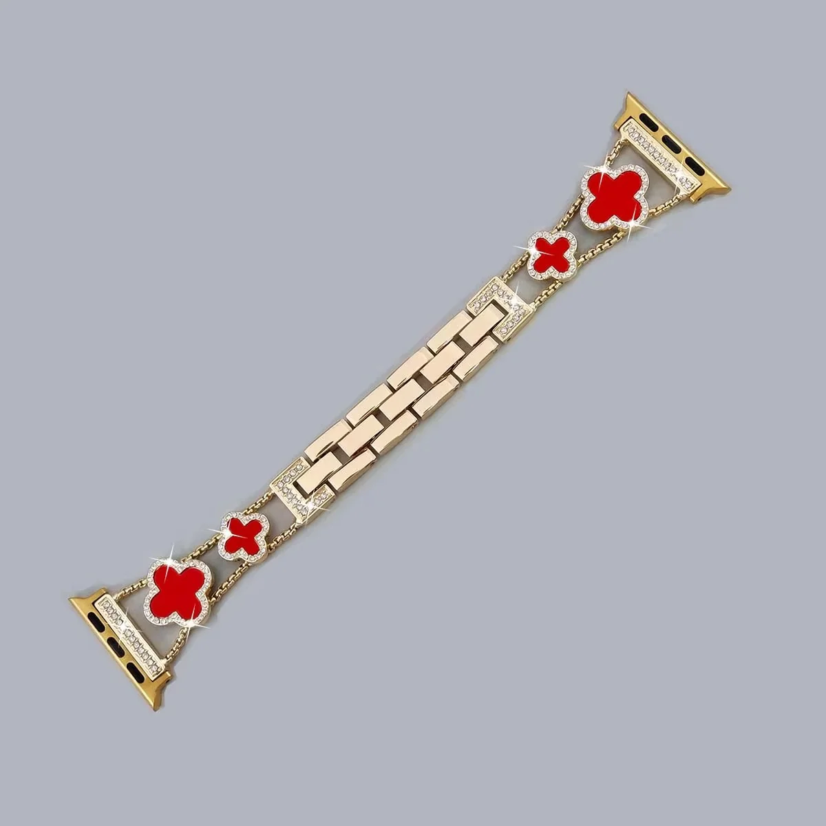 Iced Out Clover Apple Watch Band - Image 18