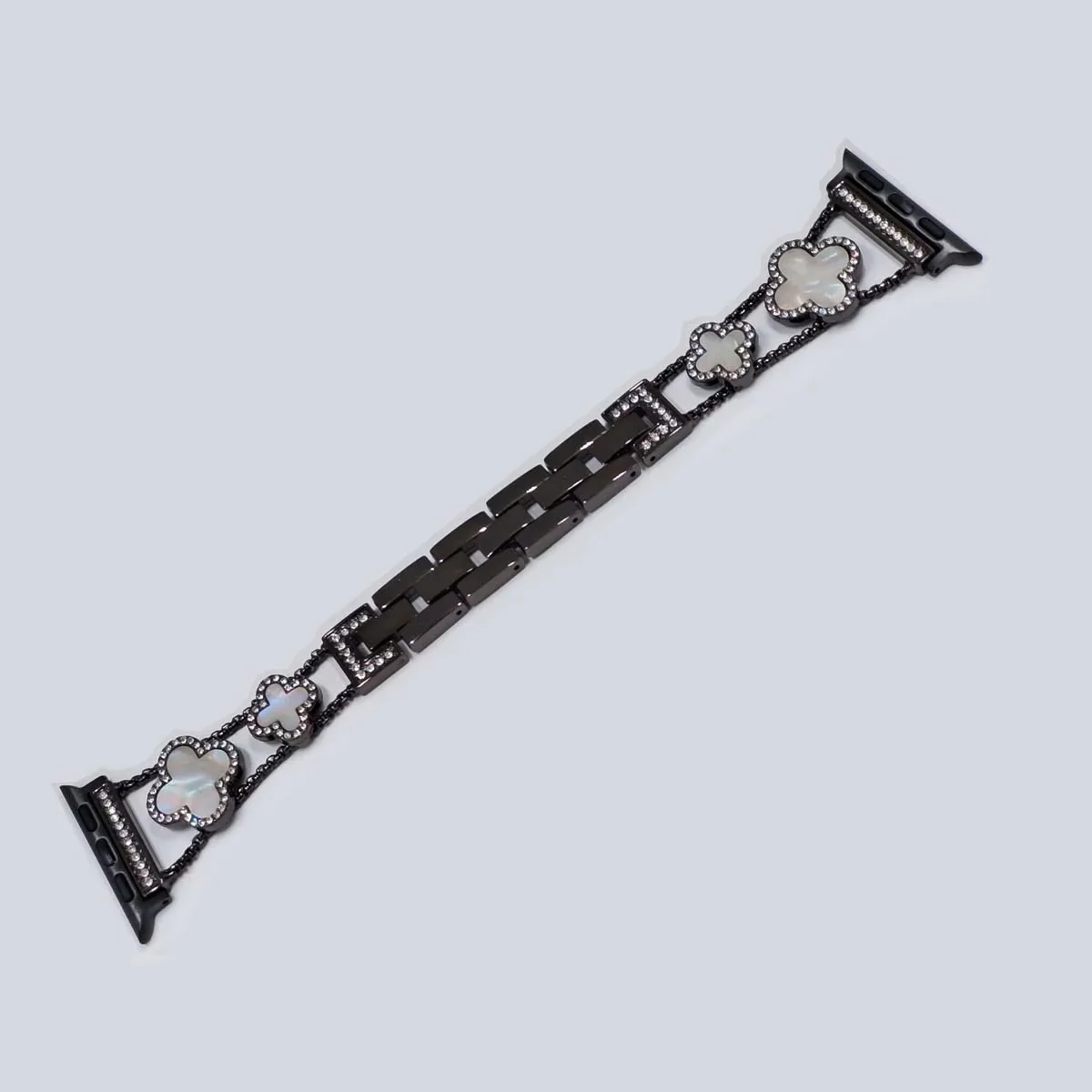Iced Out Clover Apple Watch Band - Image 24