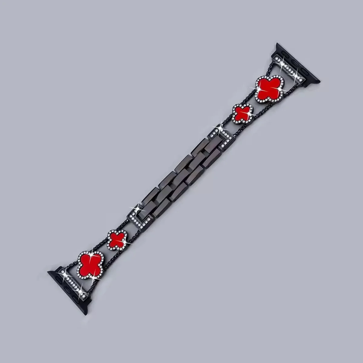 Iced Out Clover Apple Watch Band - Image 25