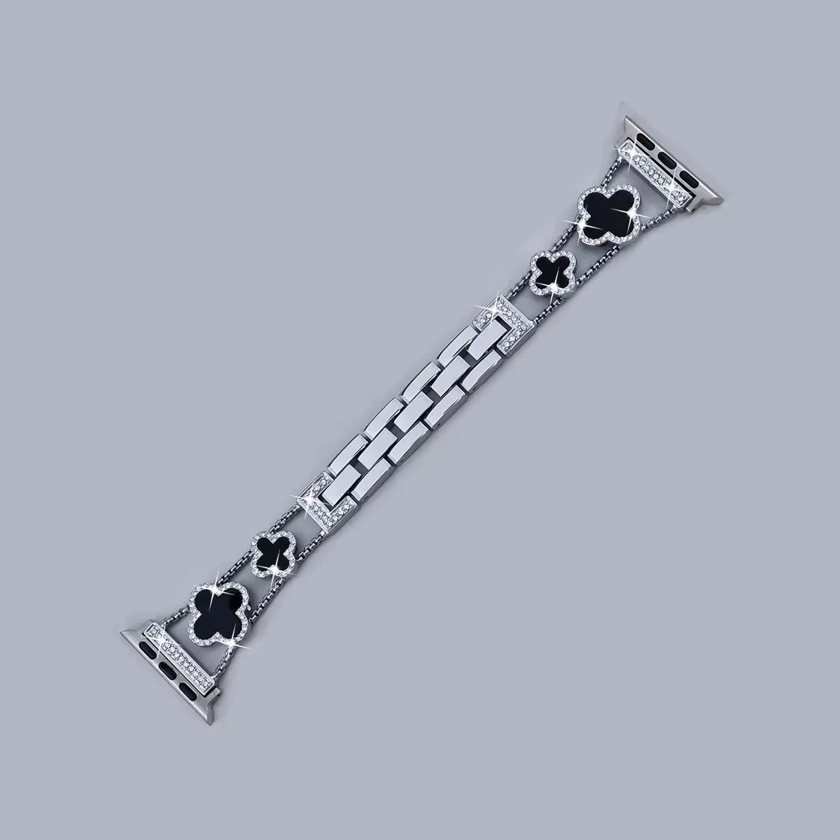 Iced Out Clover Apple Watch Band - Image 9