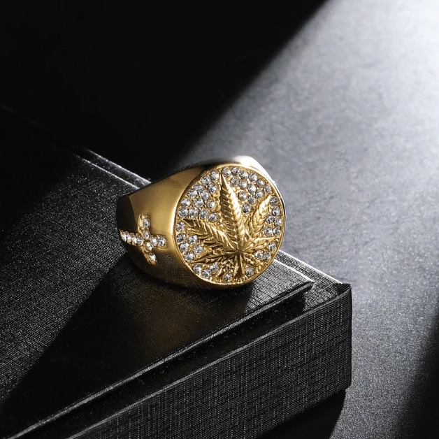 Iced Out Gold MJ Ring - Image 3
