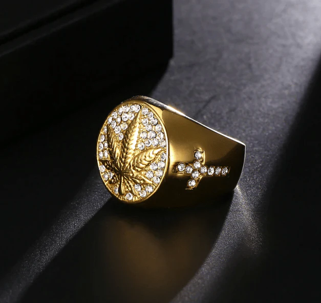 Iced Out Gold MJ Ring - Image 6