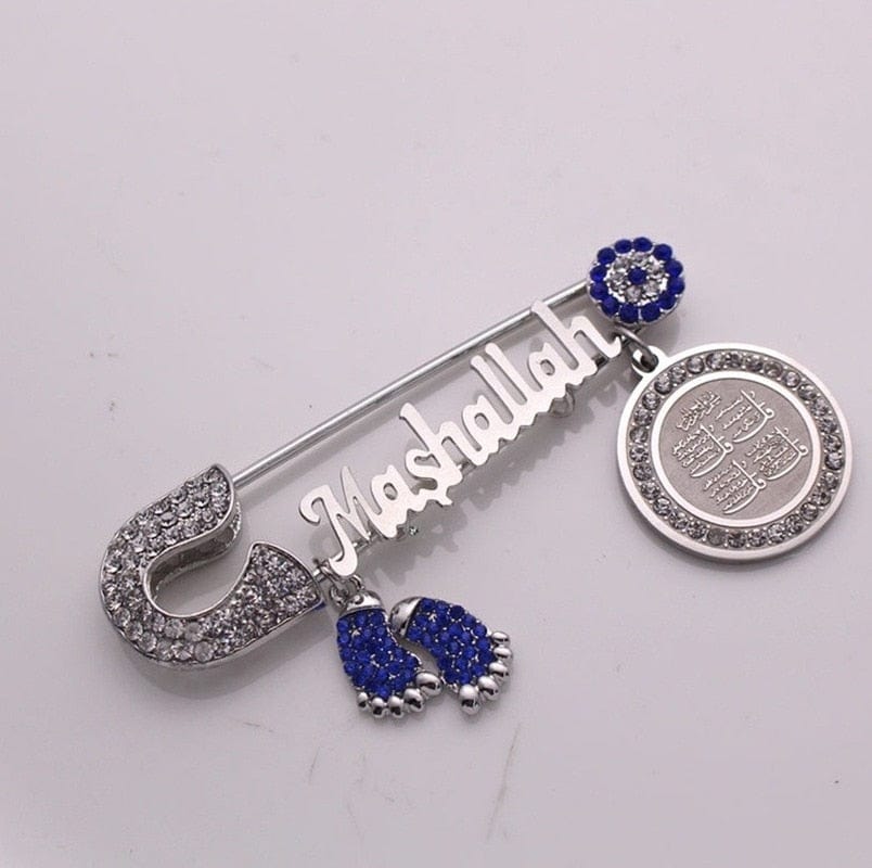 Iced Out Islam Baby Pin Brooch - Image 11
