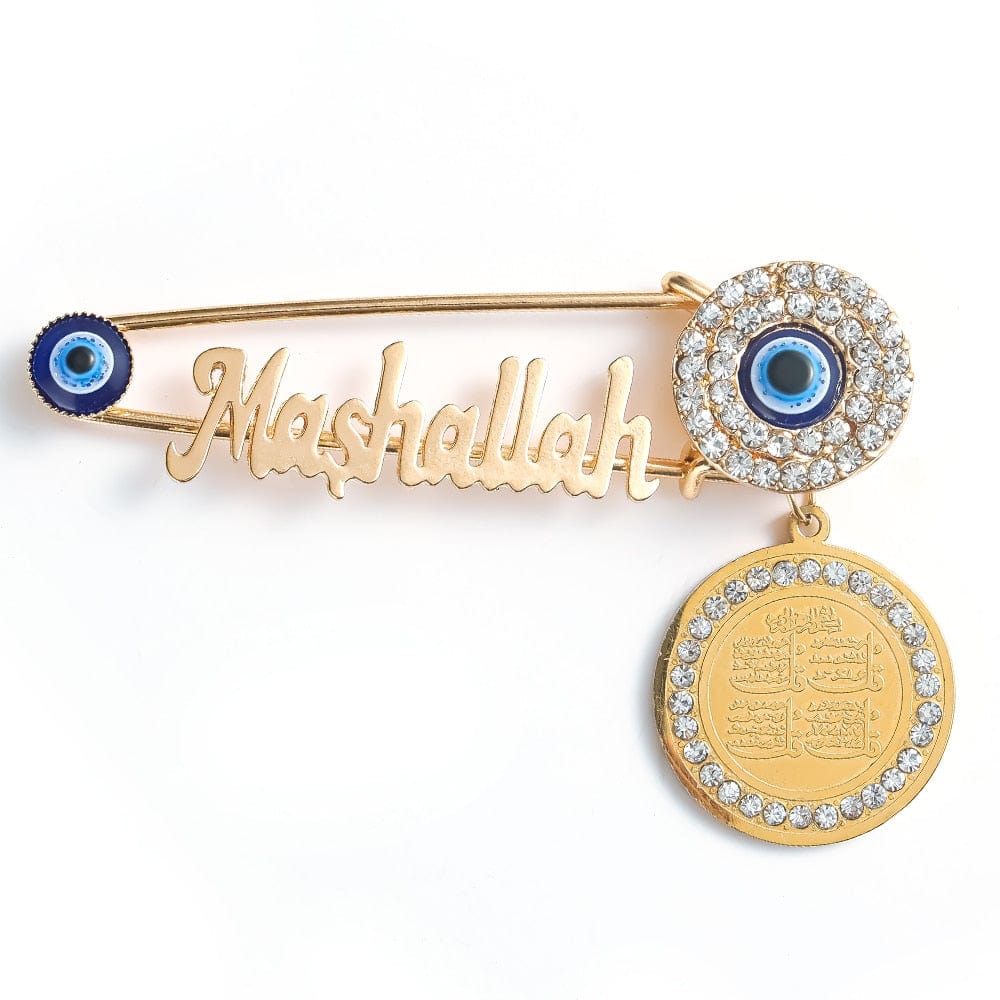 Iced Out Islam Baby Pin Brooch - Image 6