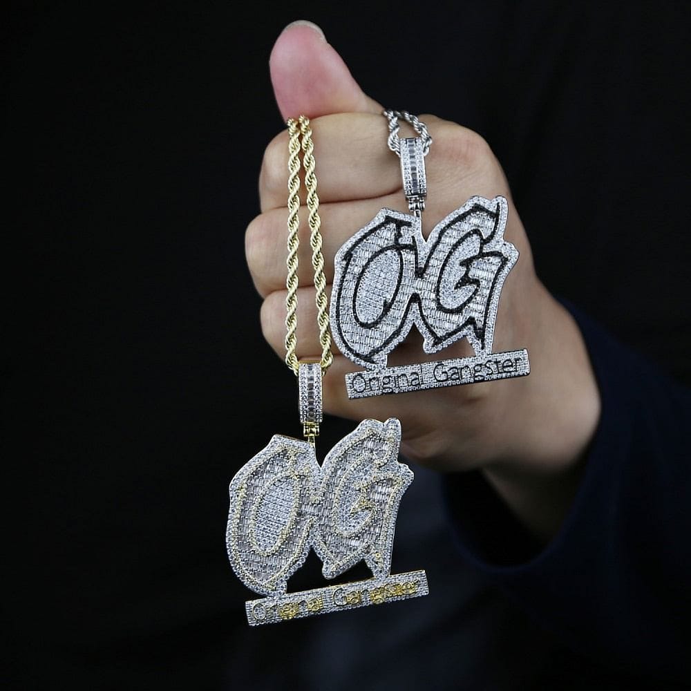 Iced Out "OG - Original Gangster" Pendant Chain - Image 10