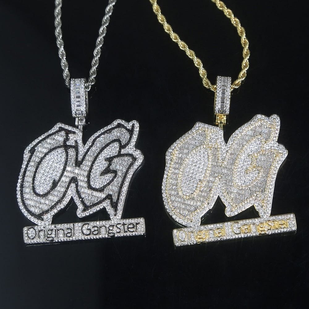 Iced Out "OG - Original Gangster" Pendant Chain - Image 11