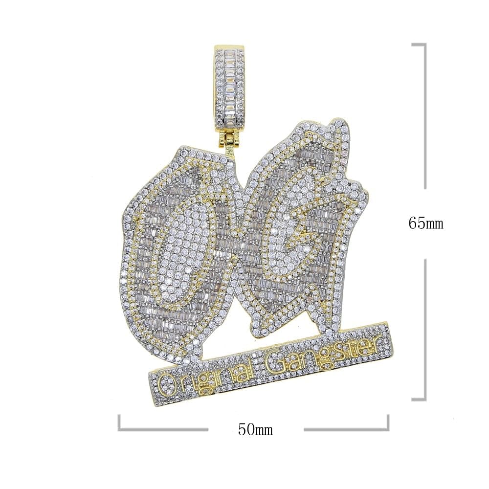 Iced Out "OG - Original Gangster" Pendant Chain - Image 14