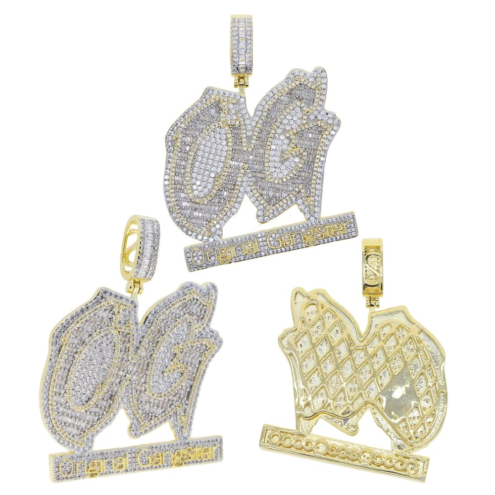 Iced Out "OG - Original Gangster" Pendant Chain - Image 4