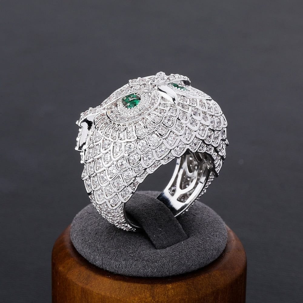 Iced Out Boss Owl Ring - Image 11
