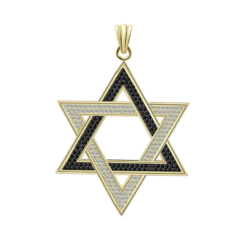 Iced Out Star of David Pendants Necklace - Image 7