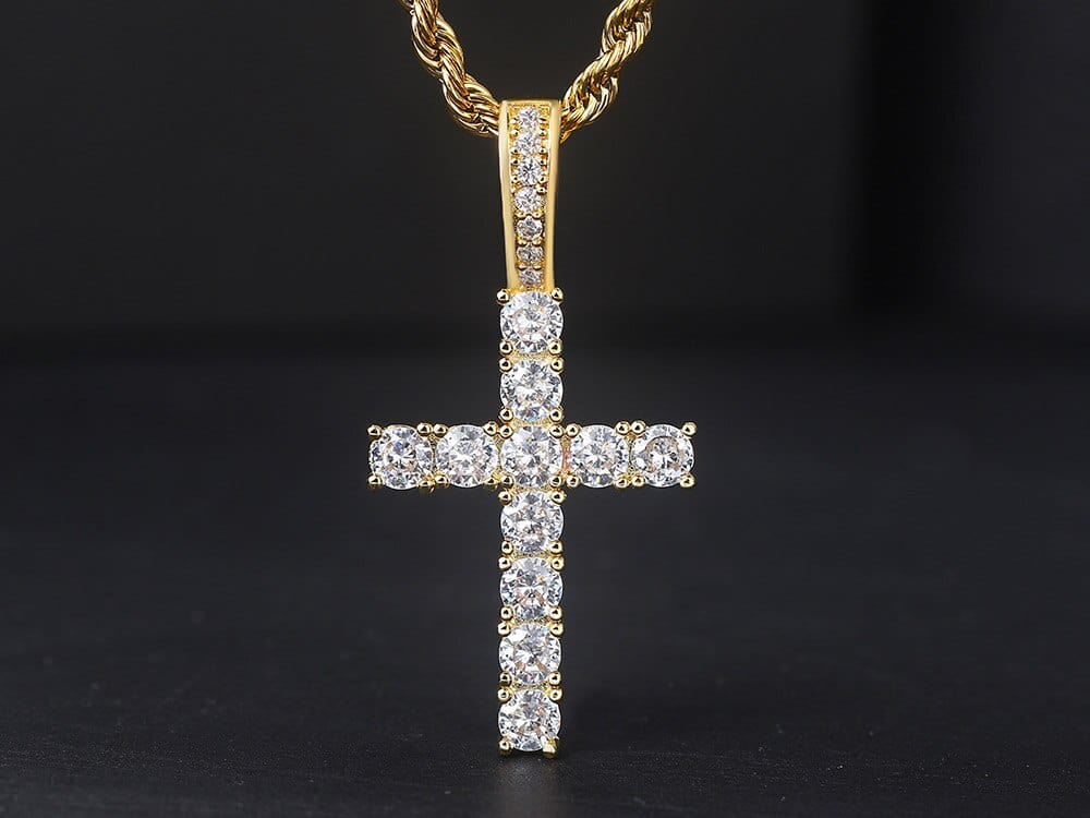 Icy Kid's Cross Pendant Necklace - Image 10