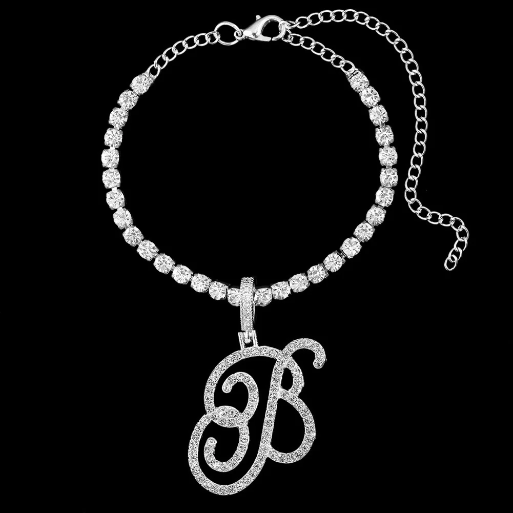 Initial Letter Tennis Anklet - Image 6