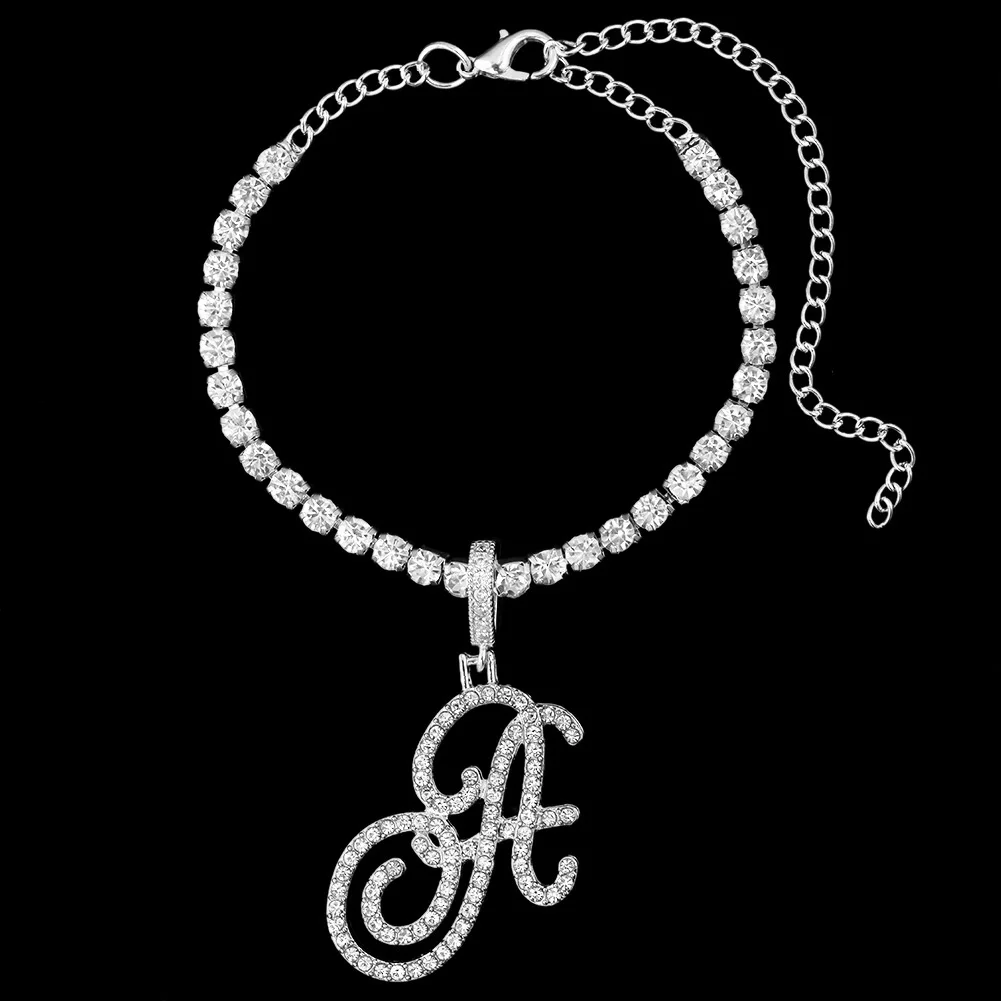 Initial Letter Tennis Anklet - Image 7