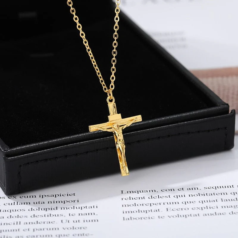 Jesus Cross Pendant Necklace
