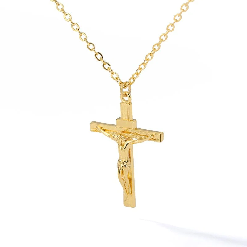 Jesus Cross Pendant Necklace - Image 3
