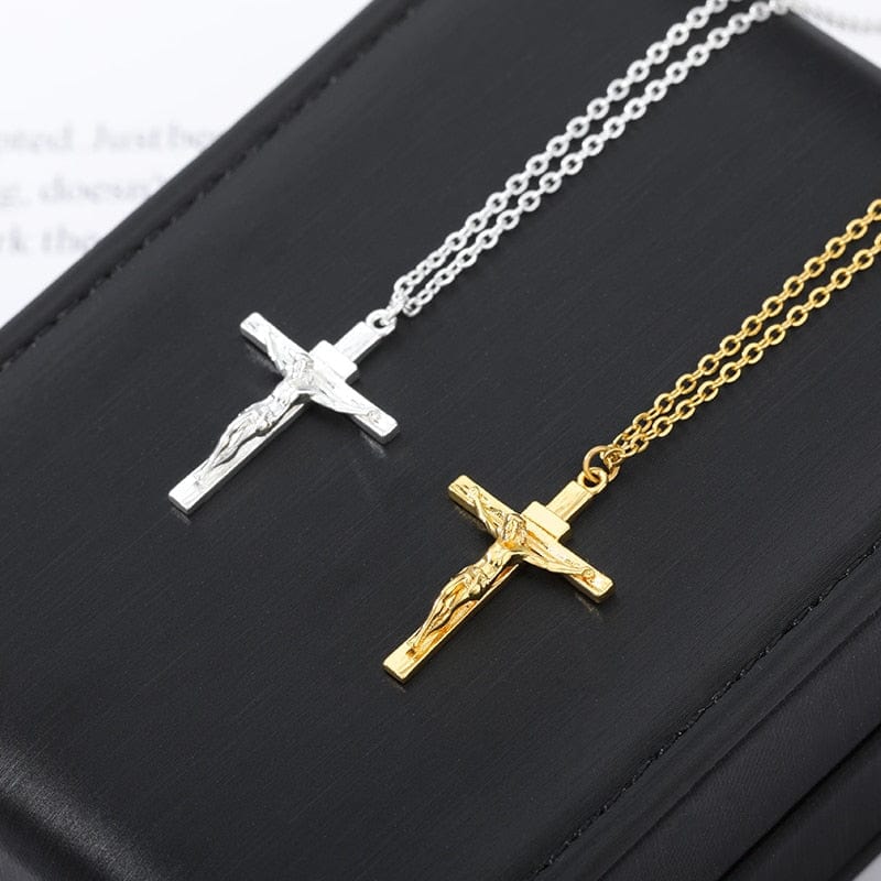 Jesus Cross Pendant Necklace - Image 5