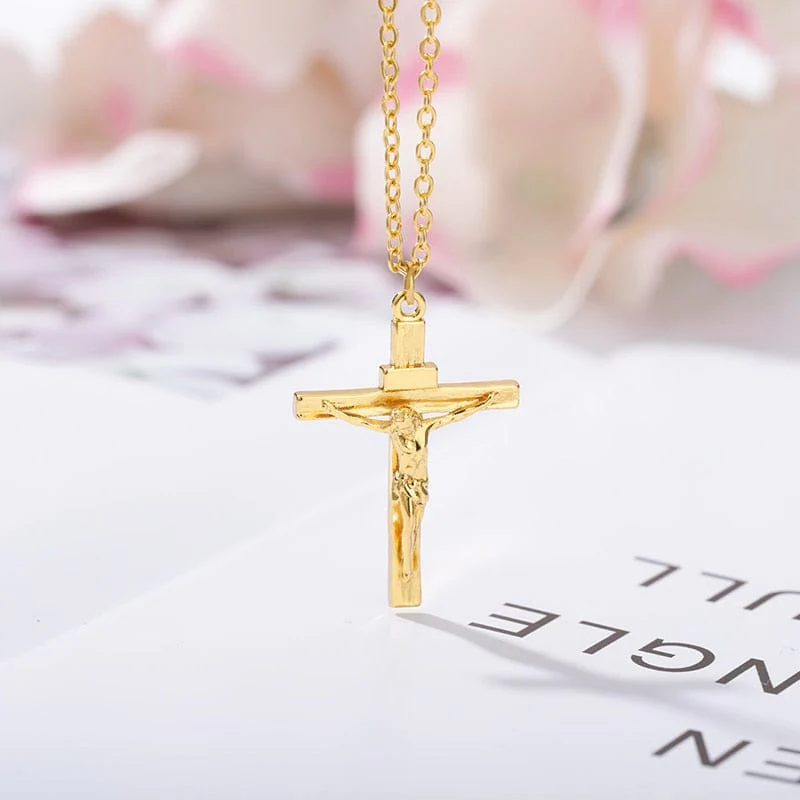 Jesus Cross Pendant Necklace - Image 7