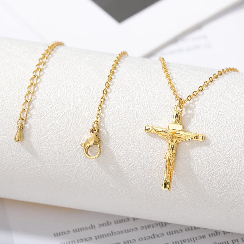 Jesus Cross Pendant Necklace - Image 8