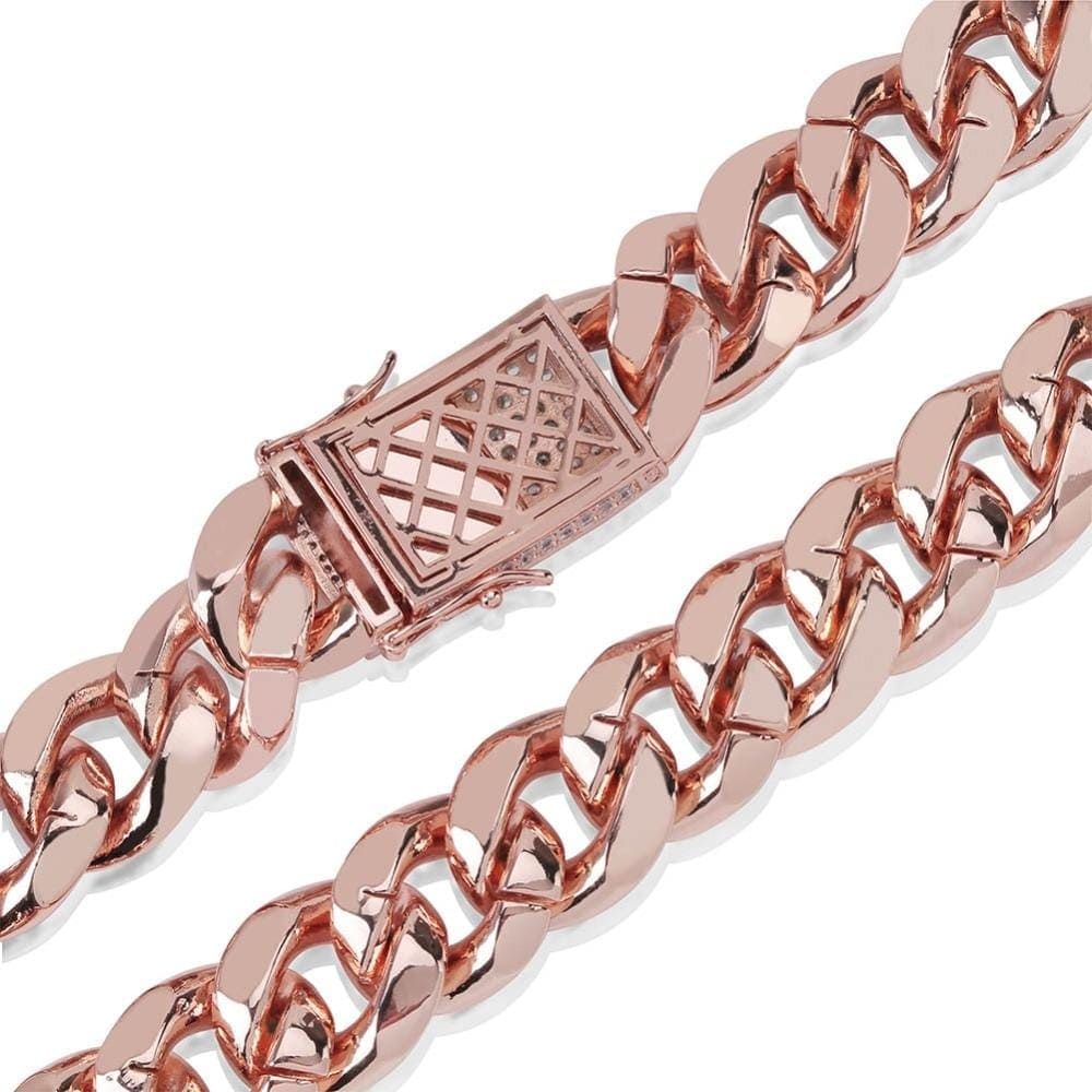 20mm Women's Diamond Cuban Link Choker Chain - Image 9
