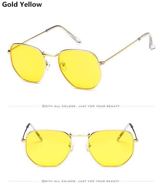 Jumpan Metal Square Frame Sunglasses - Image 13