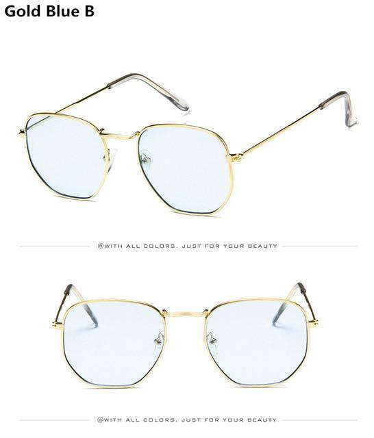Jumpan Metal Square Frame Sunglasses - Image 14