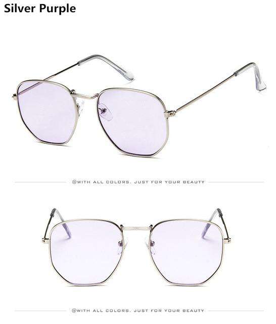 Jumpan Metal Square Frame Sunglasses - Image 17