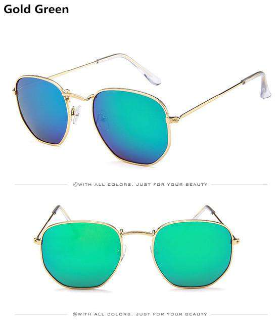 Jumpan Metal Square Frame Sunglasses - Image 4