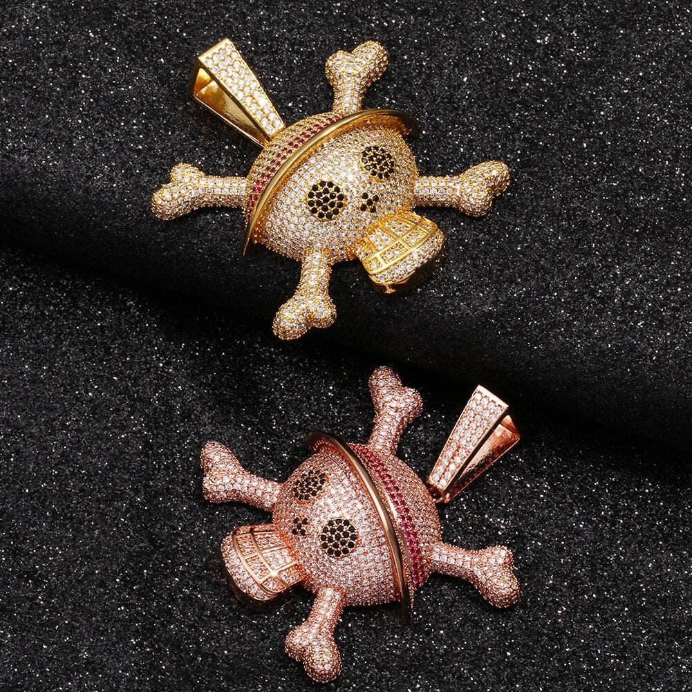 King Crossbone Pirate Skull  Pendant - Image 11