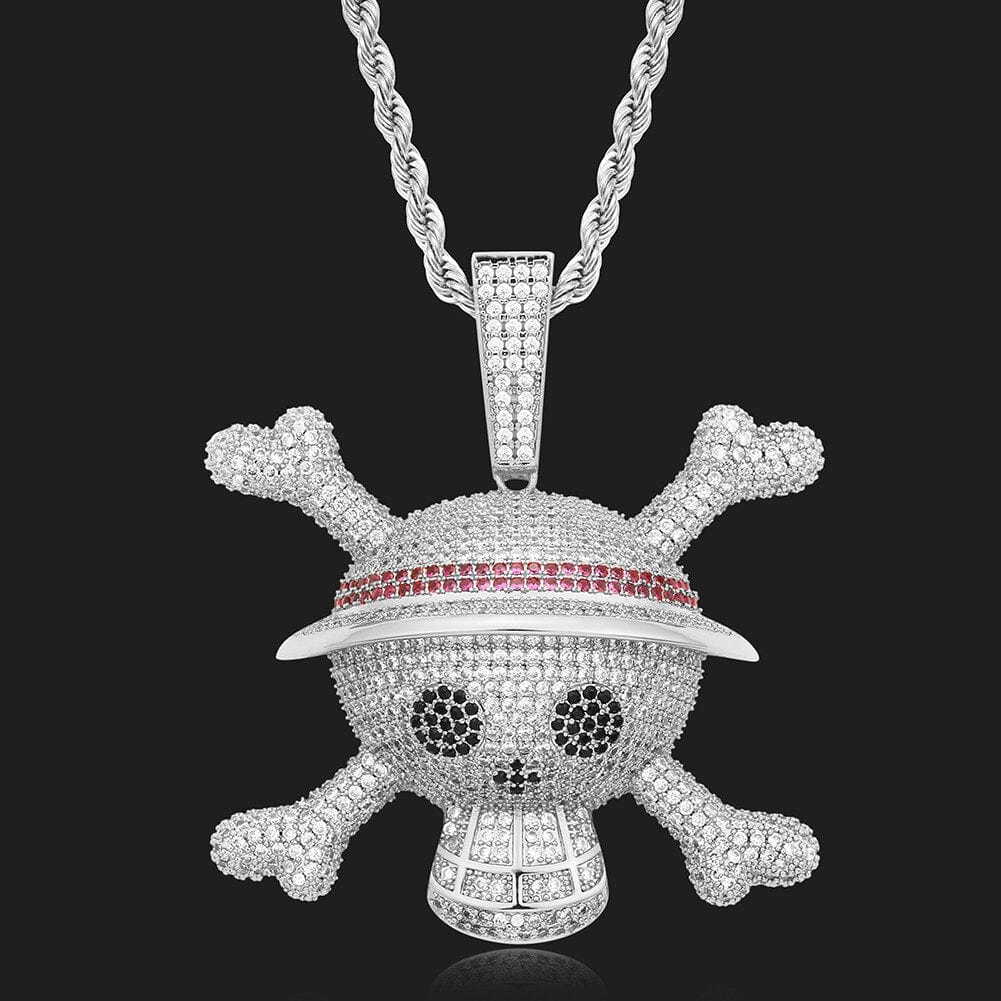 King Crossbone Pirate Skull  Pendant - Image 19