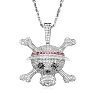 King Crossbone Pirate Skull  Pendant - Image 4