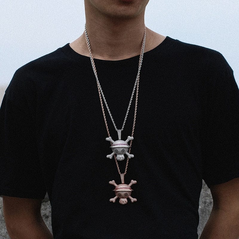 King Crossbone Pirate Skull  Pendant - Image 7