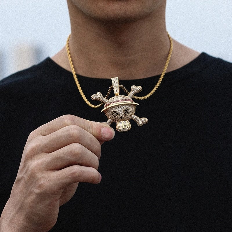 King Crossbone Pirate Skull  Pendant - Image 8