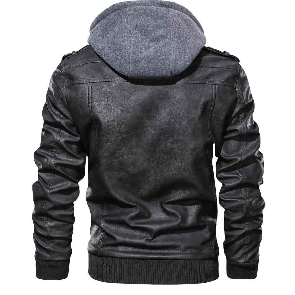 VVS Salvatore Hooded Leather Jacket - Image 6