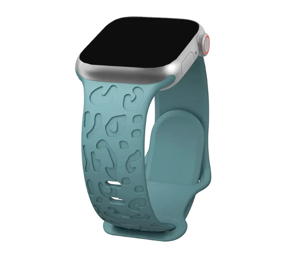 Leopard Pattern Silicone Band for Apple Watch - Image 11